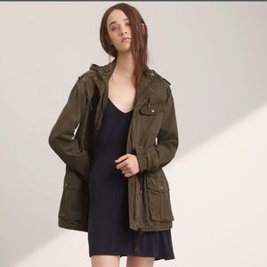 Aritzia Talula Dark Olive Trooper Jacket size XXS